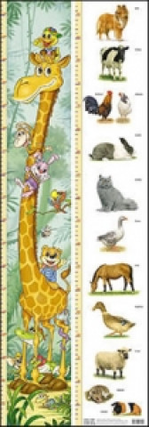Dětský metr (žirafa + zvířat)
