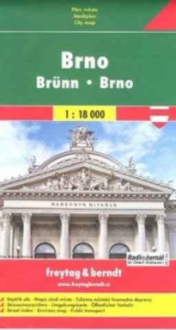 Brno plán města