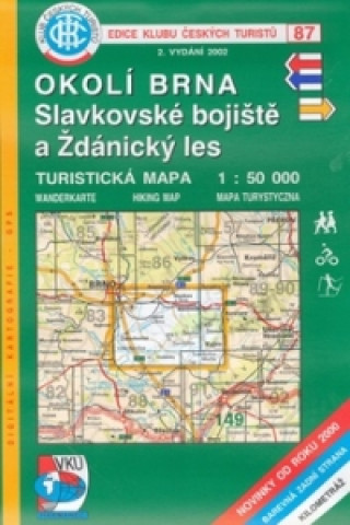 KČT 87 Okolí Brna, Slavkovské bojiště a Ždánický les