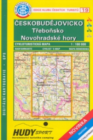KČTC 19 Českobudějovicko, Třeboňsko a Novohradské hory 1:100 000