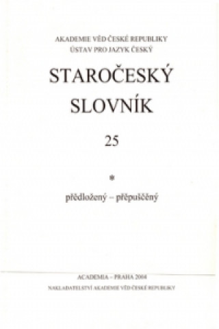 Staročeský slovník 25