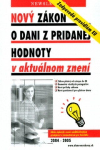 Nový zákon o dani z pridanej hodnoty v aktuálnom znení