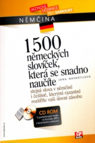1500 německých slovíček, která se snadno naučíte + CD ROM