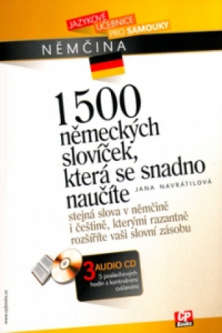 1500 německých slovíček, která se snadno naučíte + 3 CD