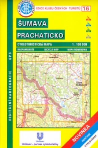 KČTC 16 Šumava, Prachaticko 1:100 000