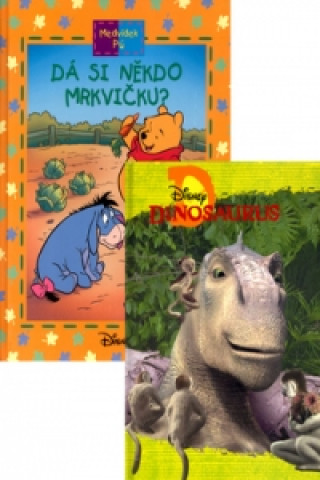 Balíček 2ks Dinosaurus + Medvídek Pú Dá si někdo mrkvičku