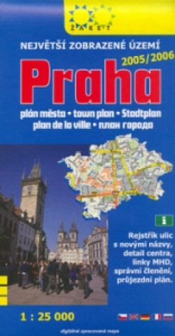 Praha největší zobrazená území