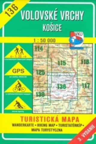 Volovské vrchy Košice 1:50 000