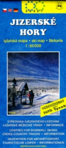 Jizerské hory Lyžařská mapa 1:50 000