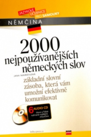 2000 nejpoužívanějších německých slov + 6 CD