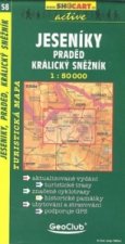 Jeseníky, Praděd, Kralický Sněžník 1:50 000