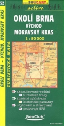 Okolí Brna - východ, Moravský kras 1:50 000