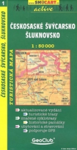 Českosaské, Švýcarsko, Šluknovsko 1:50 000