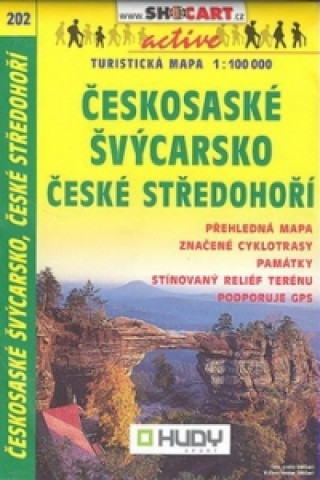 Českosaské Švýcarsko, České středohoří 1:100 000