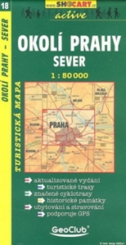 Okolí Prahy - sever 1:50 000