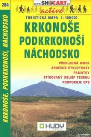 Krkonoše, Podkrkonoší, Náchodsko 1:100 000