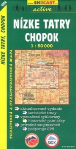 Nízké Tatry, Chopok 1:50 000