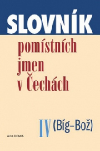 Slovník pomístních jmen v Čechách IV