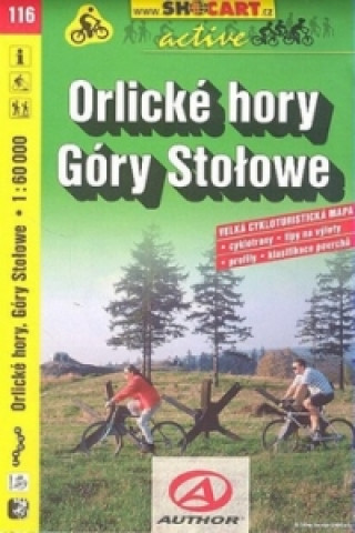 Orlickďż˝ hory, Gďż˝ry Stolowe 1:60 000