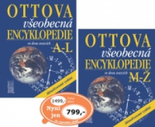 Ottova všeobecná encyklopedie ve dvou svazcích A-L, M-Ž