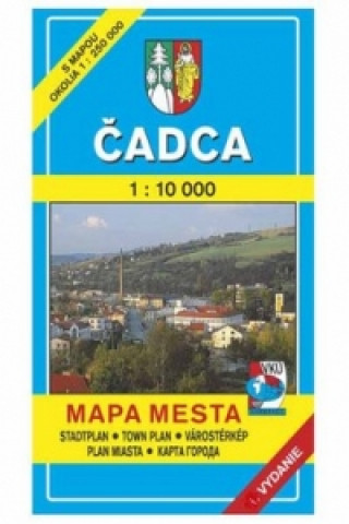 Čadca Mapa mesta Town plan Stadtplan Plan miasta Várostérkép