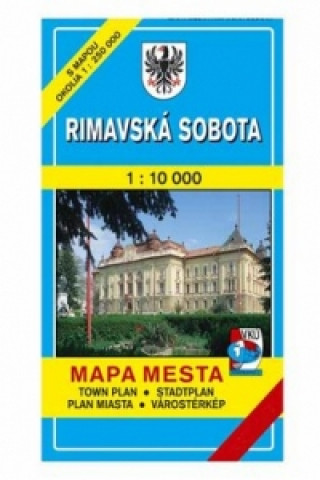 Rimavská Sobota Mapa mesta Town plan Stadtplan Plan miasta Várostérkép