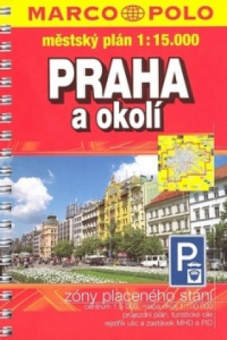 Praha + okolí  1:15.000 městský plán