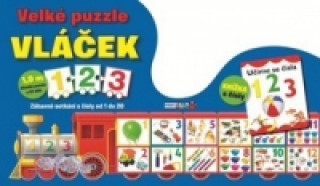 Velké puzzle vláček 1 2 3