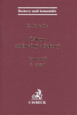 Zákon směnečný a šekový Komentář 5. vydání