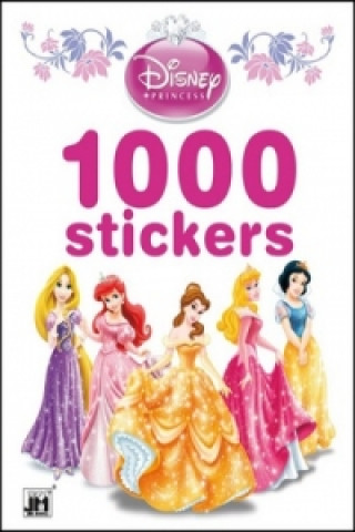 1000 stickers Disney Princezny omalovánka