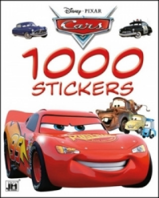 1000 stickers Auta omalovánka