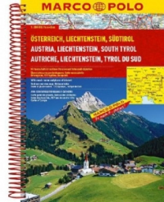 Rakousko, Liechtenstein, Südtirol/atlas-sešit 1:200 000 MD