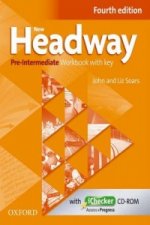 New Headway Pre-Intermediate Workbook Fourth Edition with Key + iChecker CD-rom