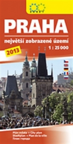 Praha největší zobrazované území 2013