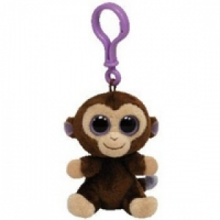 Beanie Boos Coconut přívěšek opice tmavě hnědá 8.5 cm