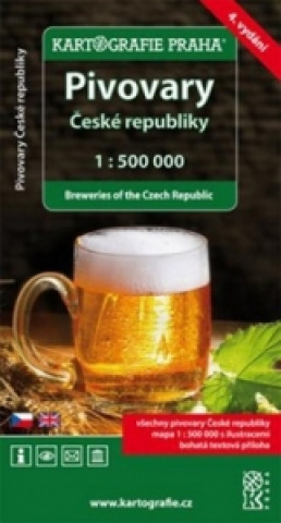 Pivovary České Republiky 1:500 000