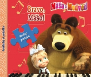 Máša a Medvěd Bravo Mášo! Kniha puzzle