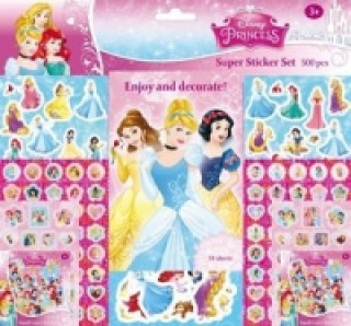 Super sticker set 500 kusů Princezny