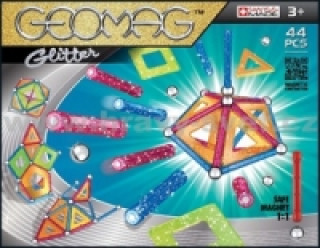 Stavebnice Geomag Glitter 44 pcs