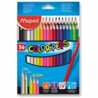 Pastelky 36 ks trojhrannďż˝ Maped