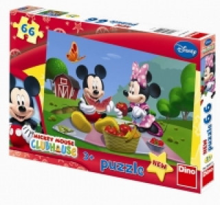 Puzzle Mickey Mouse na pikniku