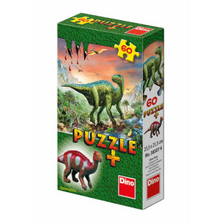 Puzzle 60 Dinosauři + figurka