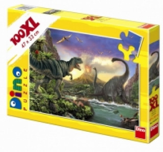 Puzzle 100XL Dinosauři