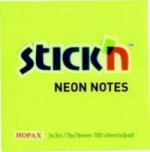 Samolepicí bloček Stick'n neonová žlutá