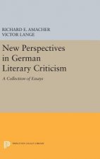 New Perspectives in German Literary Criticism