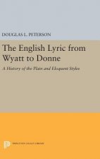 English Lyric from Wyatt to Donne