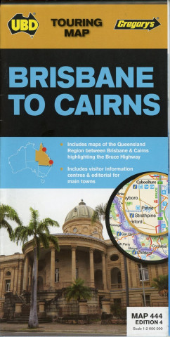 Brisbane to Cairns Map 444