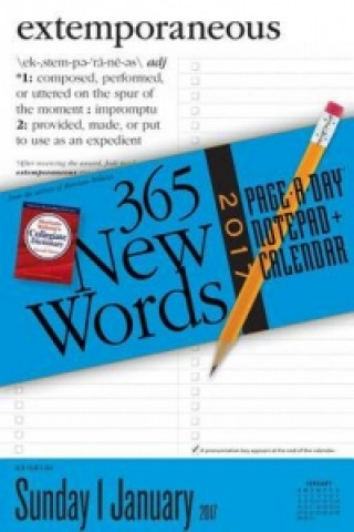 365 New Words Notepad + Calendar 2017