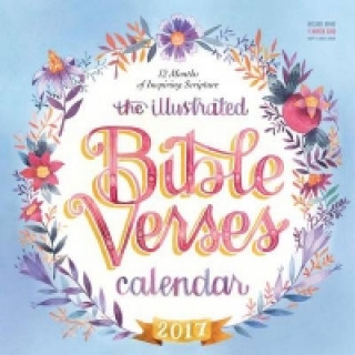 Illustrated Bible Verses Wall Calendar 2017