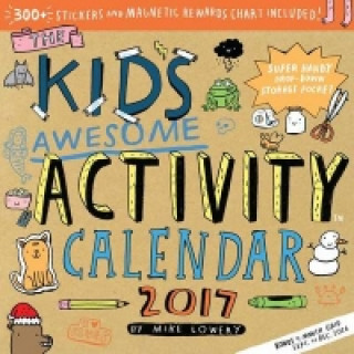 Kid's Awesome Activity Wall Calendar 2017